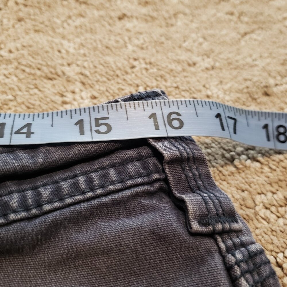 Prana Hiking Shorts Men's 34 Navy Blue 9 Inseam Outdoor Summer Sun Damaged - Picture 10 of 14